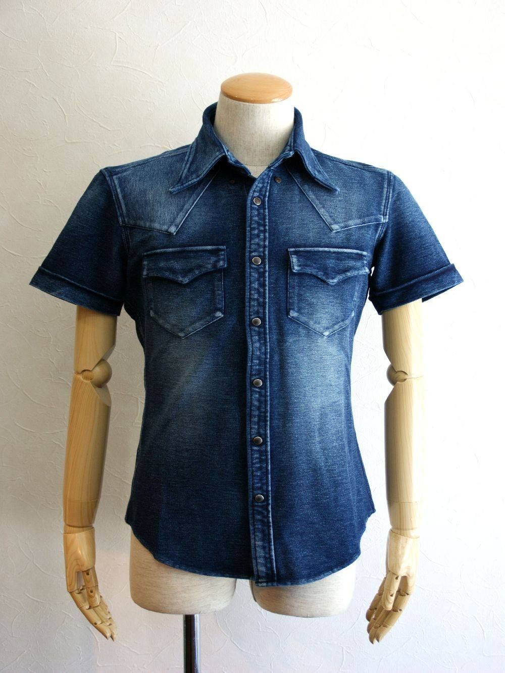 JERSEY DENIM WESTERN S/S