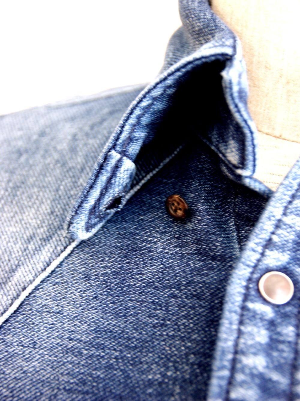 JERSEY DENIM WESTERN S/S