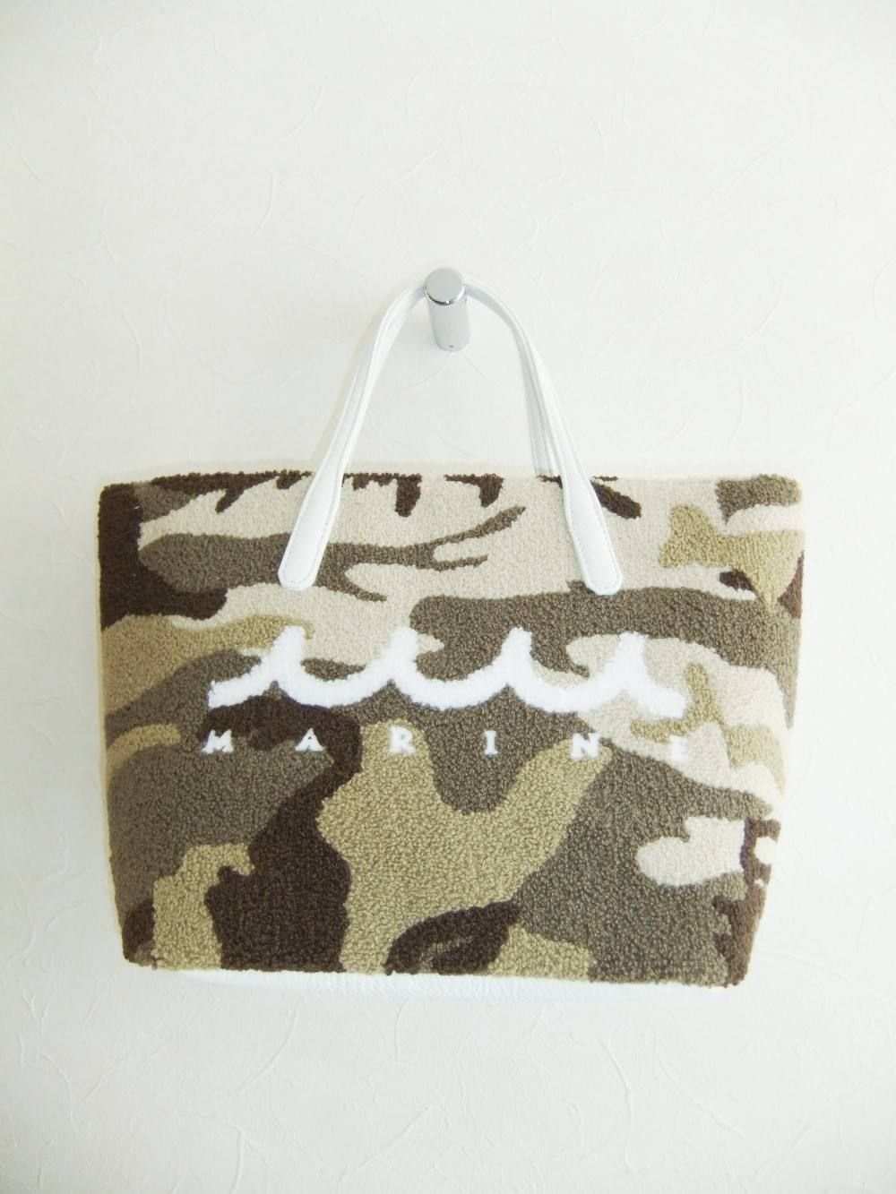 muta MARINE PILE PU LEATHER TOTO BAG