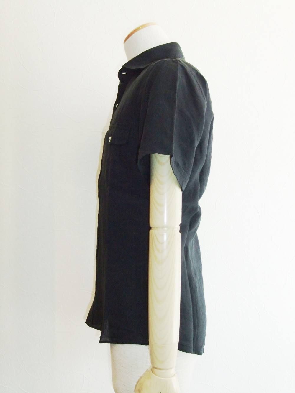 giannetto portofino (ジャンネット ポルトフィーノ) リネン 半袖シャツ