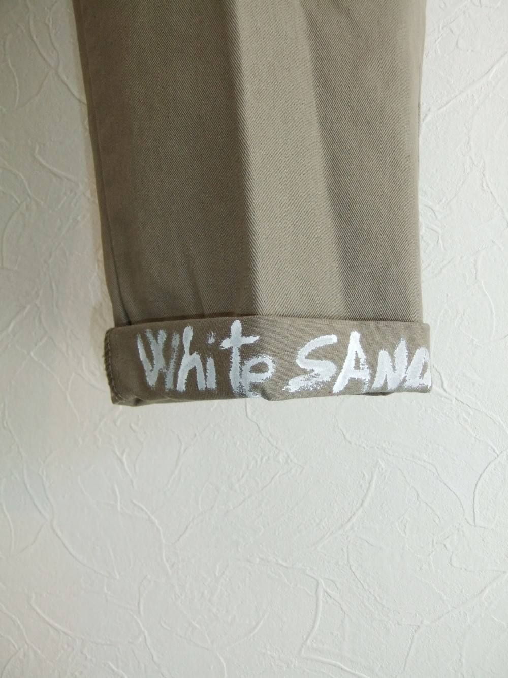 WHITE SAND (ホワイトサンド) クロップド イージーパンツ