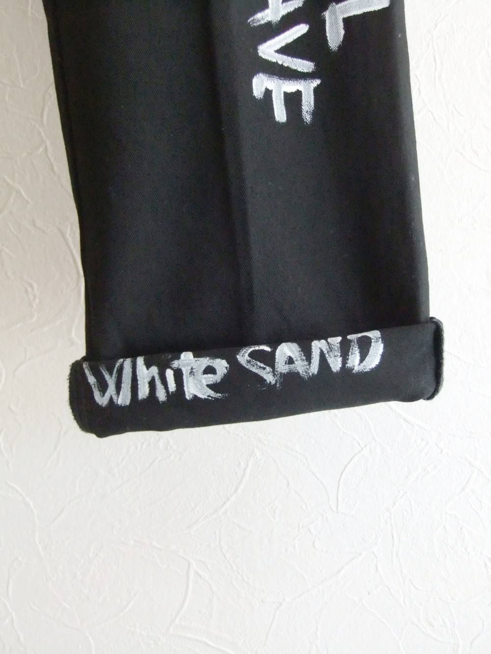 WHITE SAND (ホワイトサンド) クロップド イージーパンツ