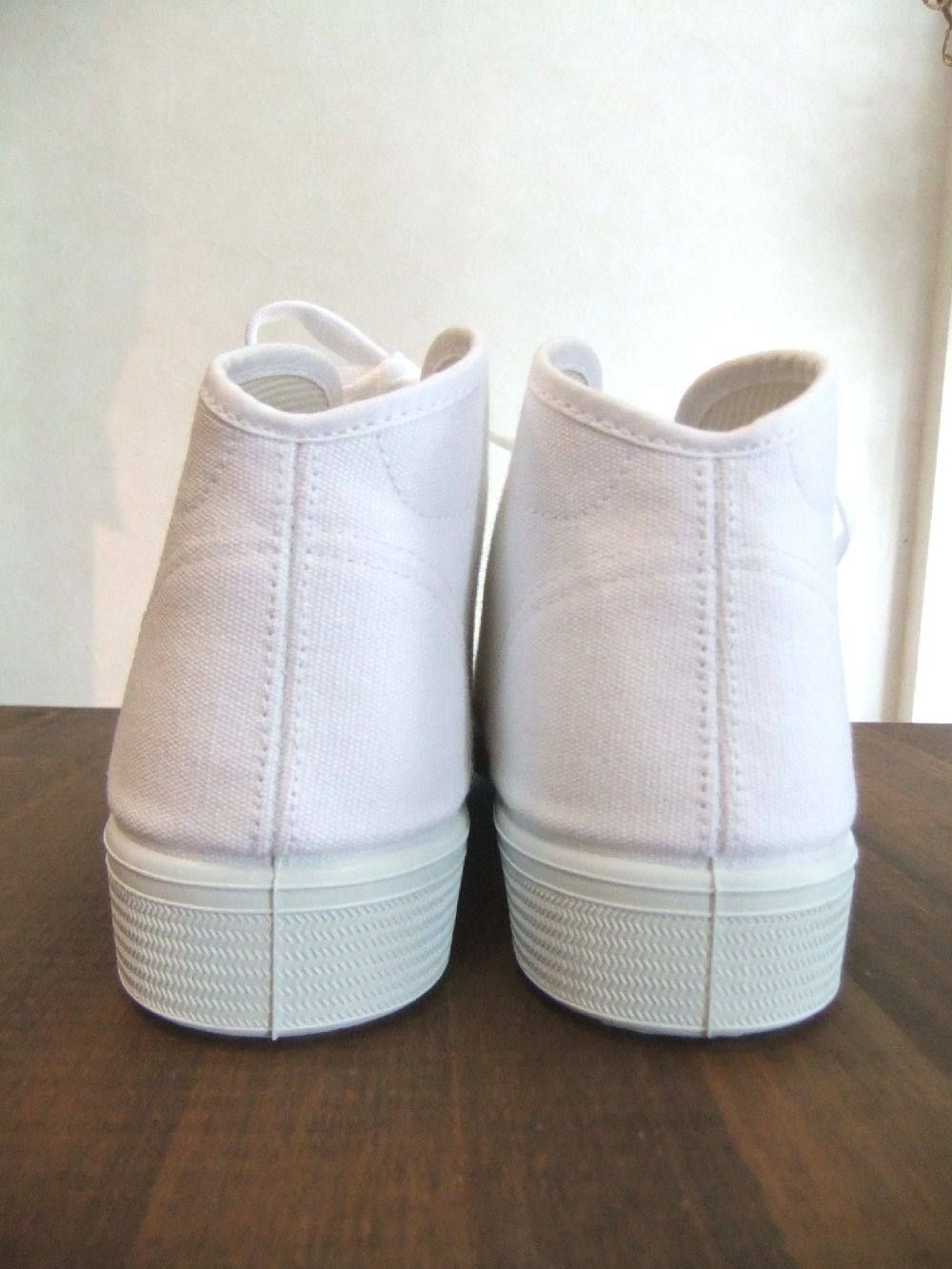 CANVAS ミッドカットスニーカーB2(WH)