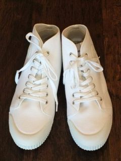 CANVAS ミッドカットスニーカーB2(WH)