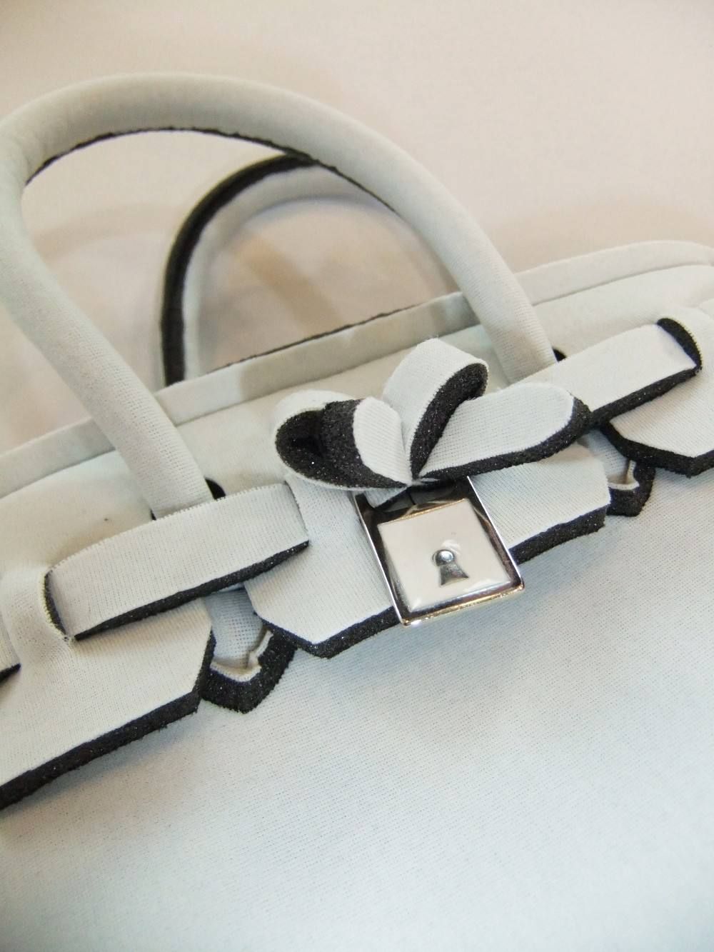 BAG ICON MINI //LYCRA (AVORIO)