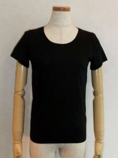 クルーネック半袖Tシャツ(BK)