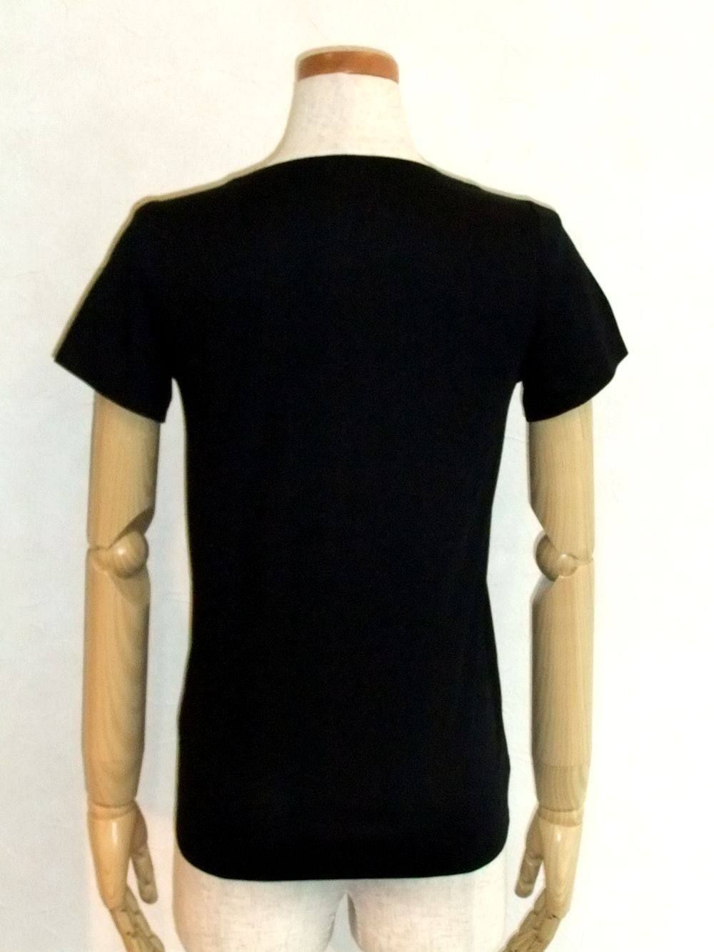 クルーネック半袖Tシャツ(BK)