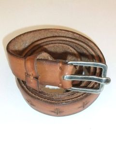 CROSS CUT NARROW BELTクロスホール