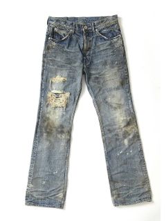 Barker Denim Pants デニムパンツ カーフスエードブーツカット