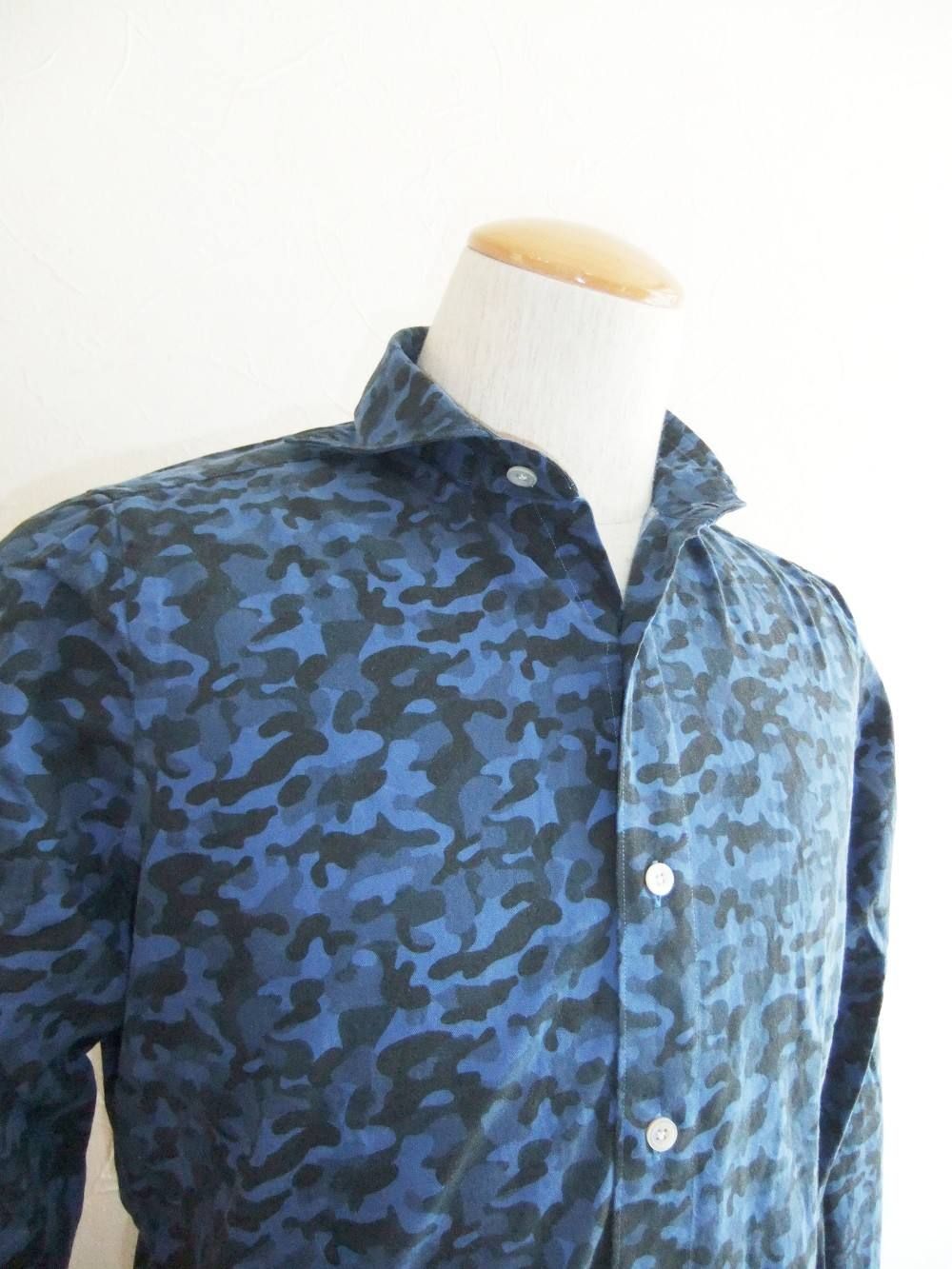 SIMONE P COTTON CAMO SHIRT(カモフラ シャツ)