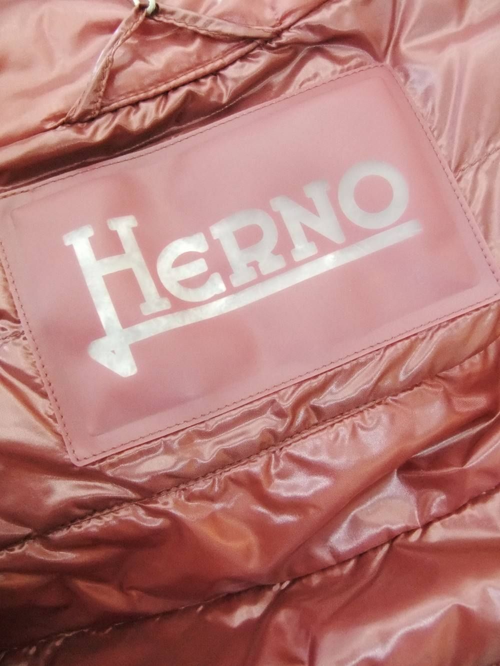 HERNO (ヘルノ) インナー ダウン ベスト ピンク