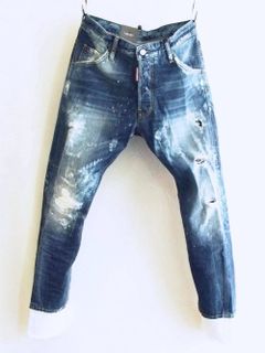 DSQUARED2 (ディースクエアード) デニム ホワイトカフス クラシック ケニー ジーン