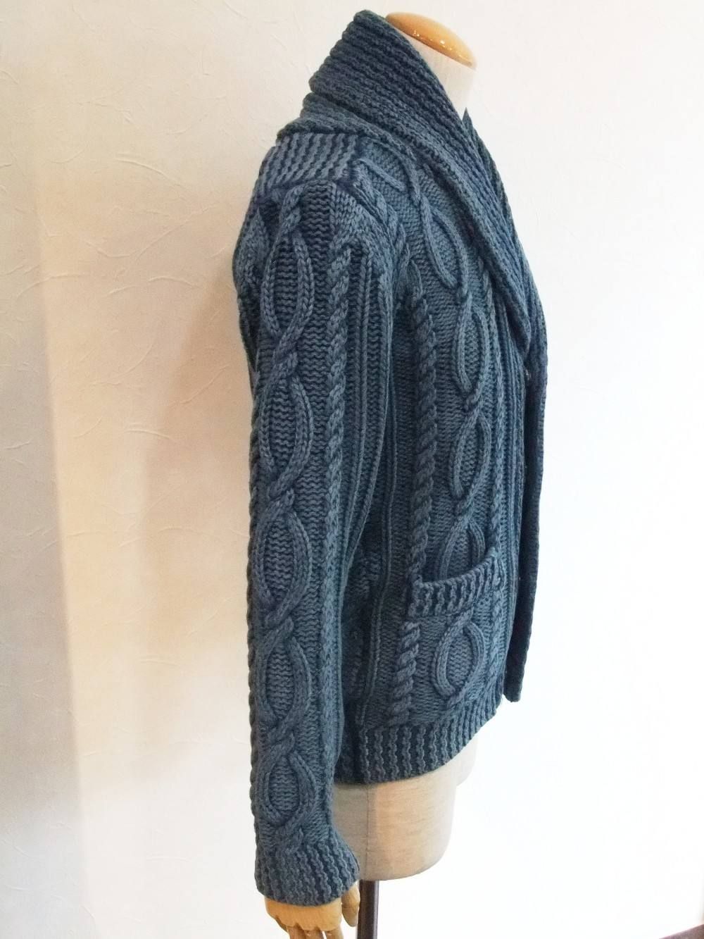 SAND BLAST SHAWL CARDIGAN