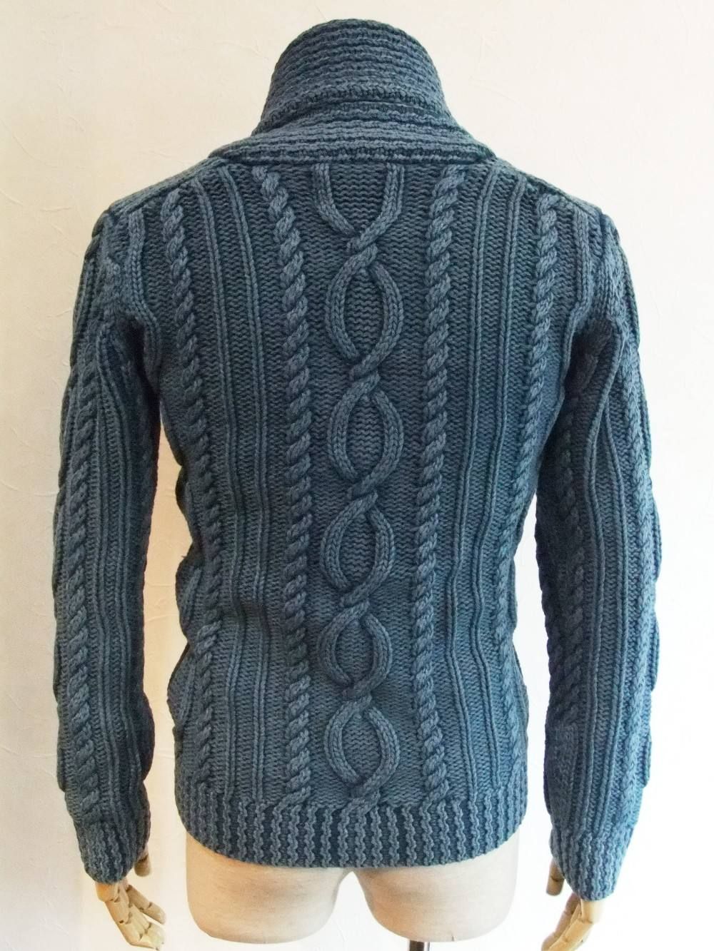 SAND BLAST SHAWL CARDIGAN
