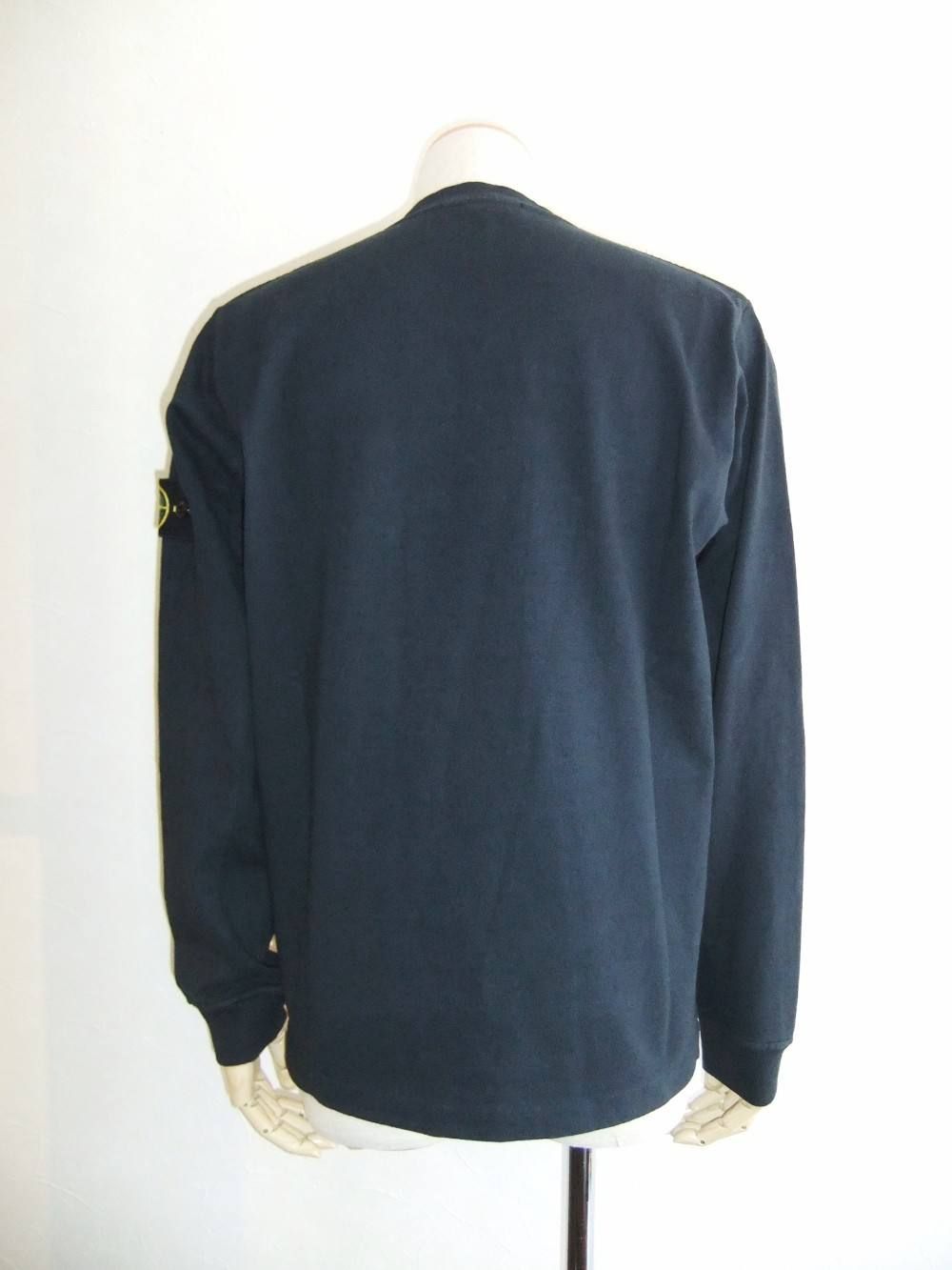 STONE ISLAND (ストーン アイランド) V-ネック コットン Tシャツ