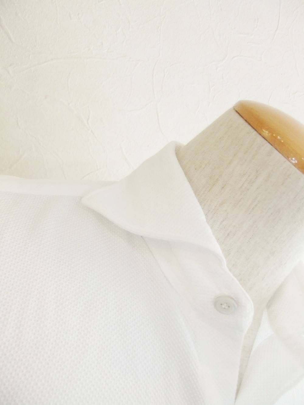 SIMONE COTTON WIDE COLLAR SHIRT