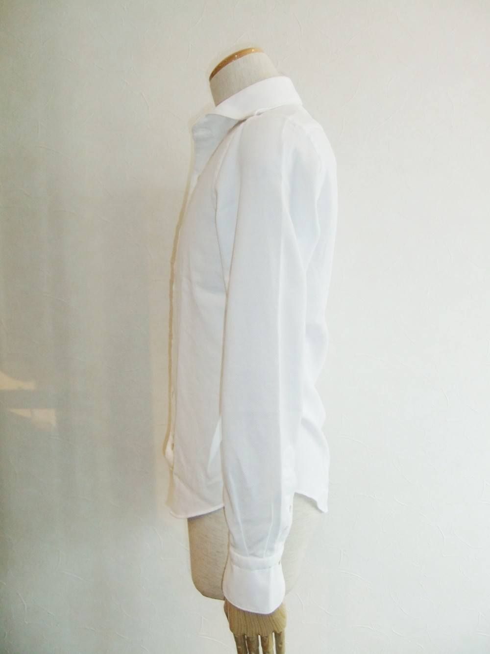 SIMONE COTTON WIDE COLLAR SHIRT
