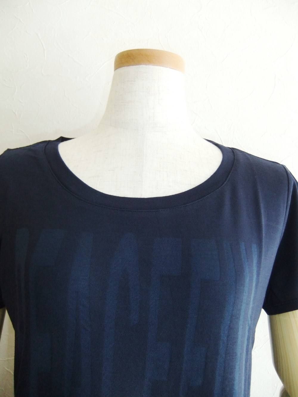 オーパル加工ワンポイントプリントTシャツ