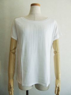 オーパル加工ワンポイントプリントTシャツ