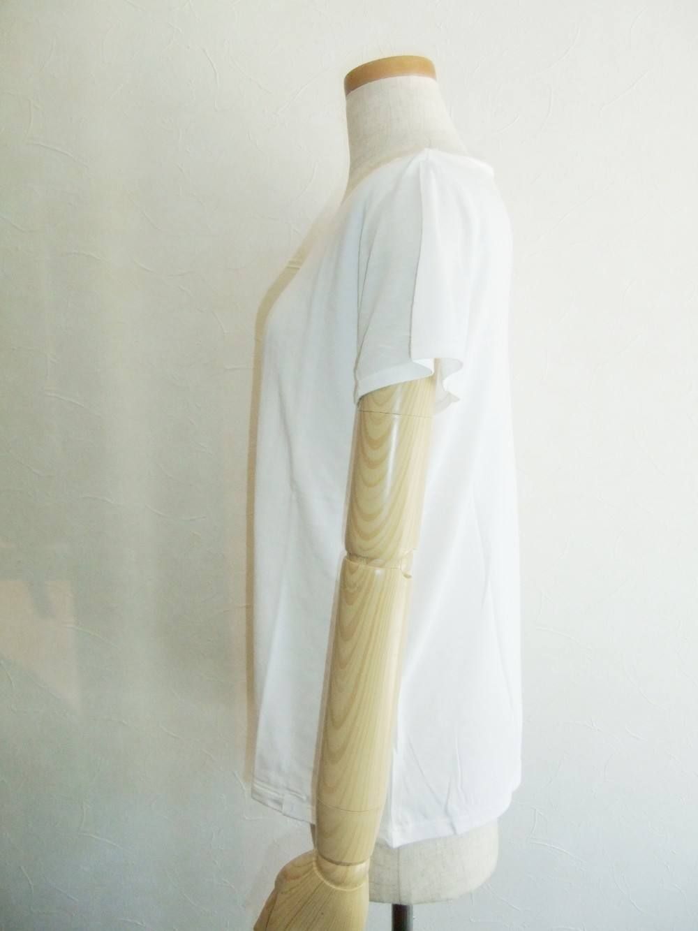 オーパル加工ワンポイントプリントTシャツ