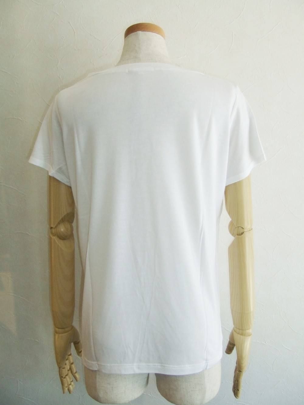 オーパル加工ワンポイントプリントTシャツ