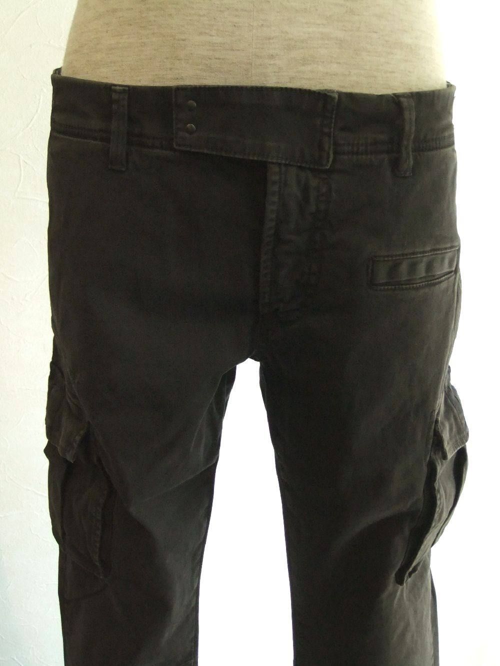 PANTS P030U 10001A (DARK BROWN)