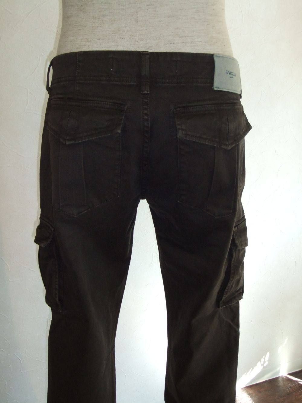 PANTS P030U 10001A (DARK BROWN)
