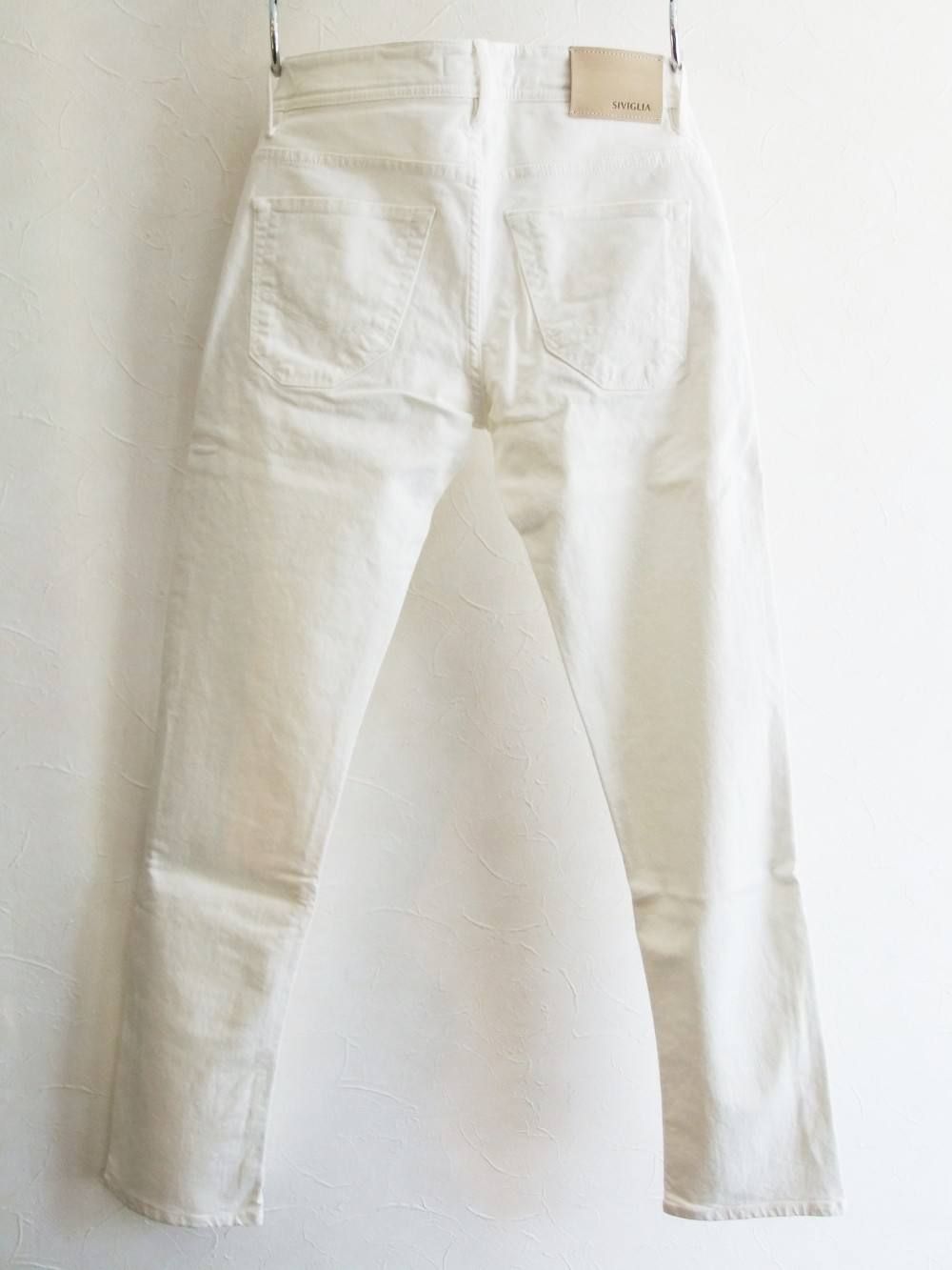 WHITE DENIM PANT