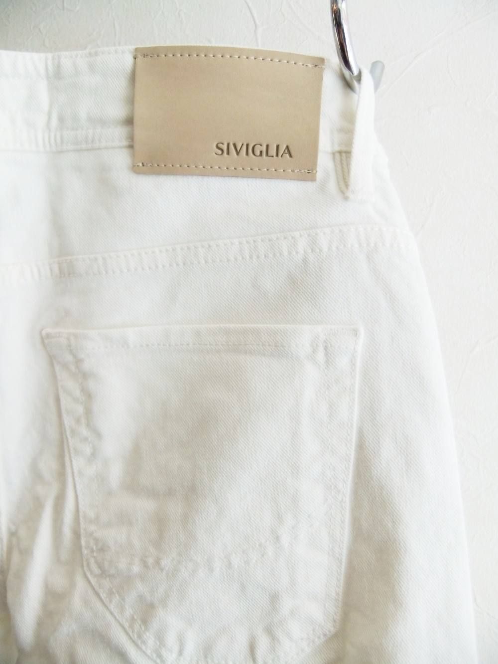 WHITE DENIM PANT