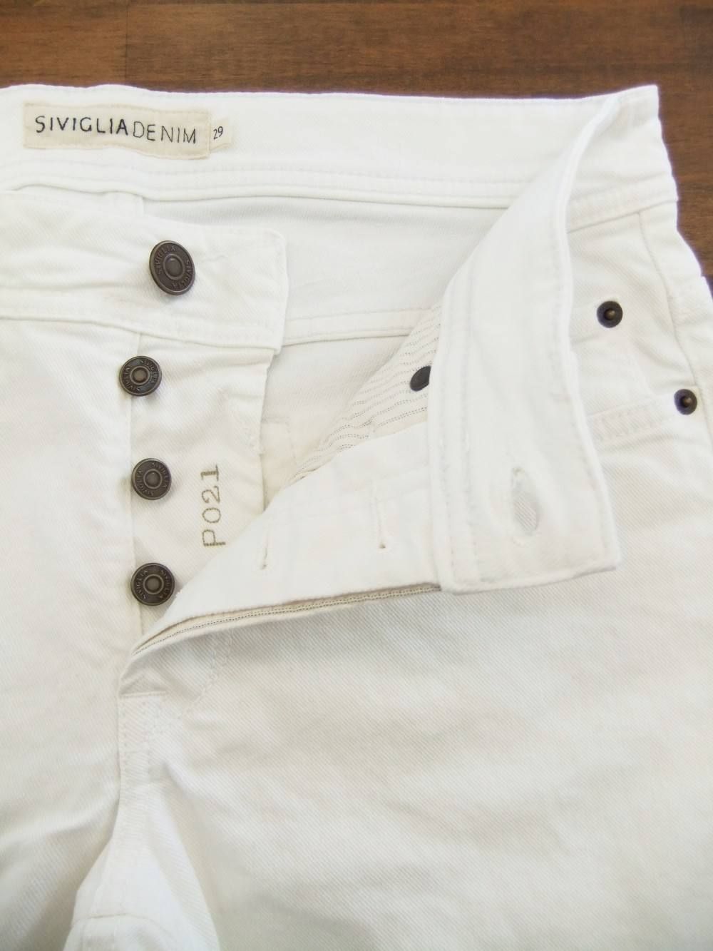 SIVIGLIA ホワイトデニム33 SIVIGLIA - WHITE DENIM PANT | 4.444glad