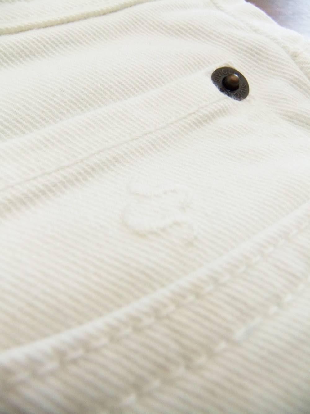 WHITE DENIM PANT