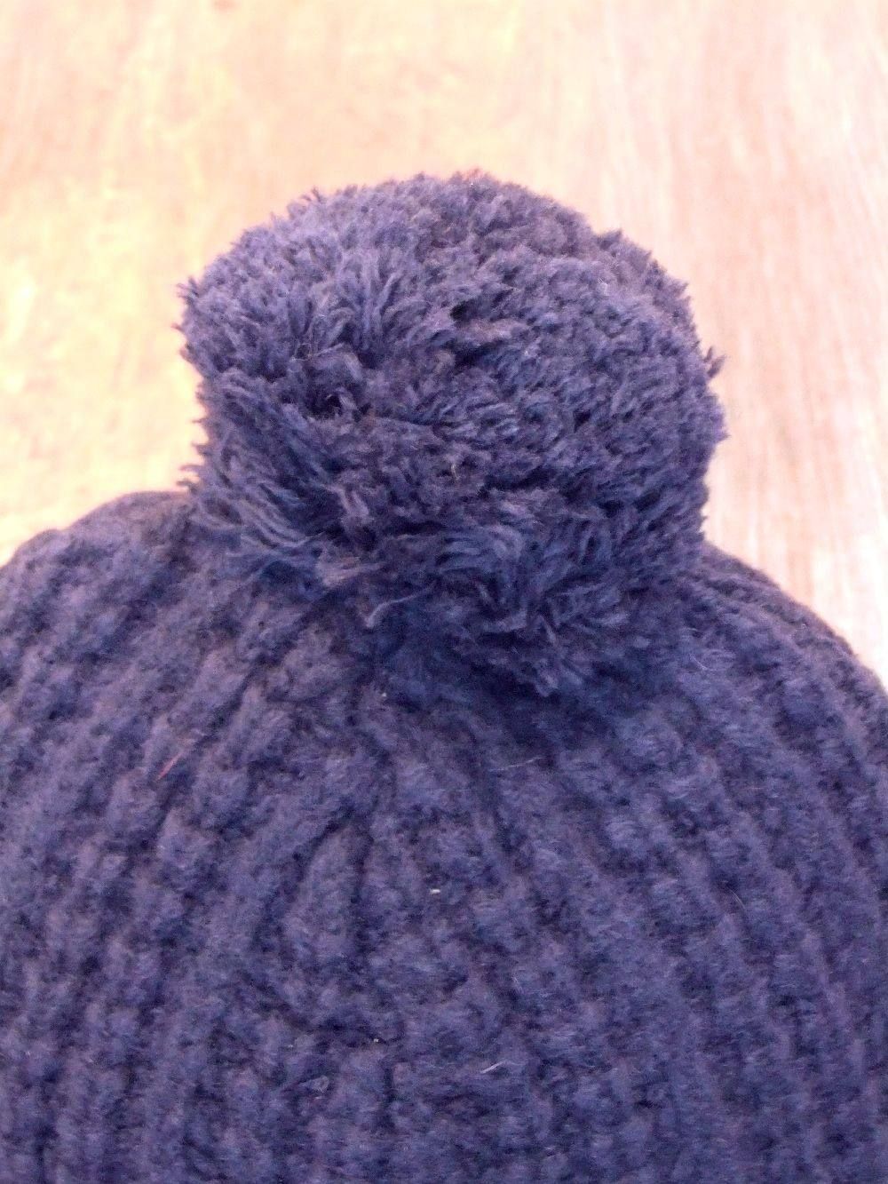 LAMBS WOOL BIG KNIT CAP