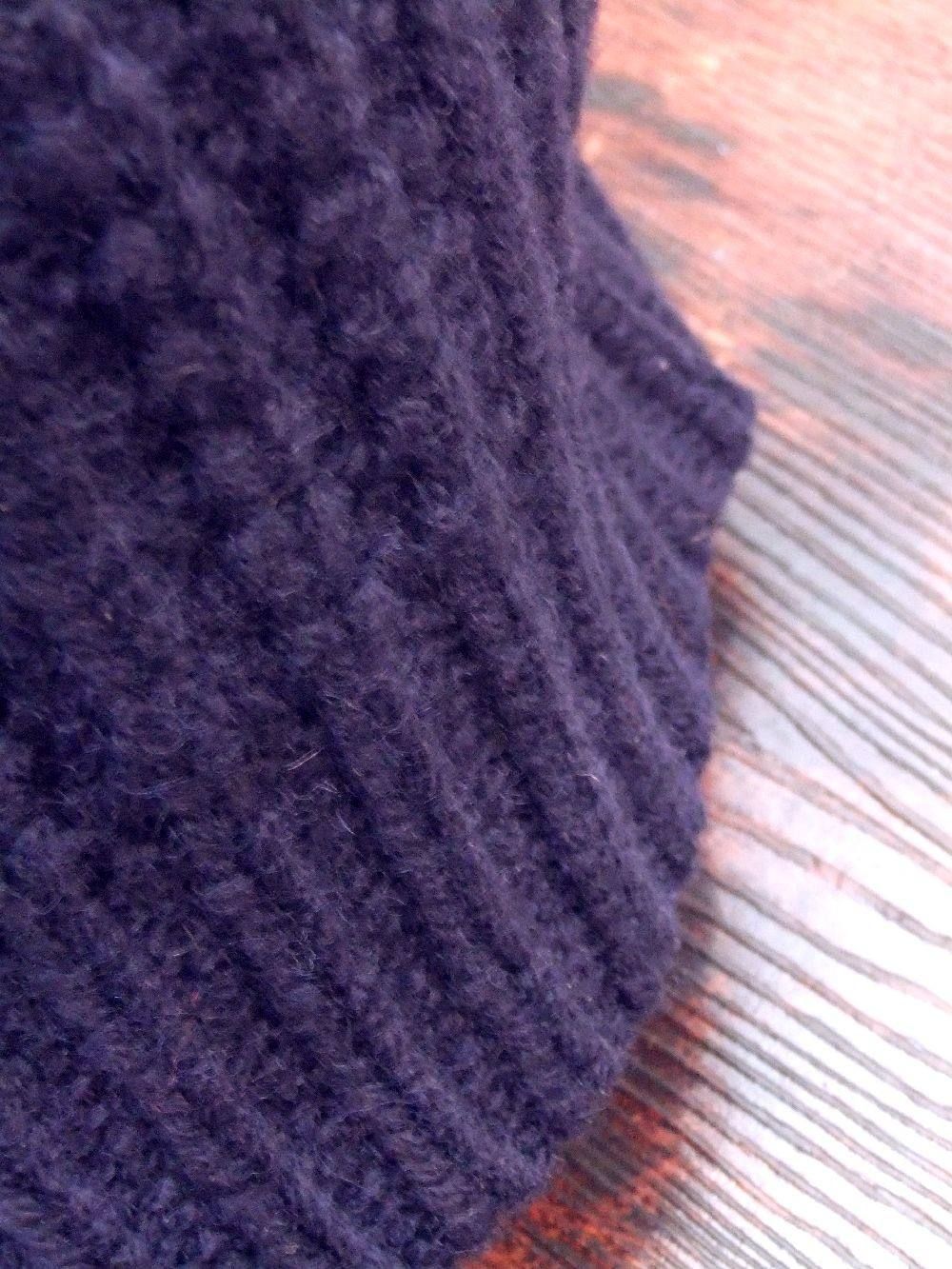 LAMBS WOOL BIG KNIT CAP