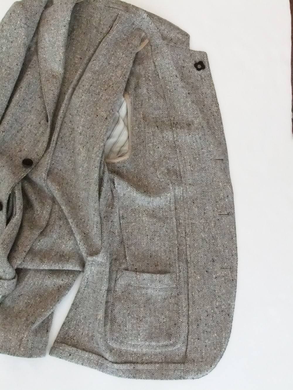 3B HERRINGBONE JACKET 32904Q-C43507/9542