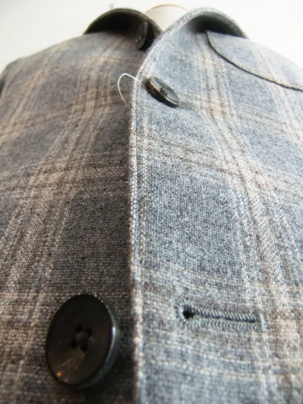 3B TWEED CHECK JACKET 32904Q-C43508/1