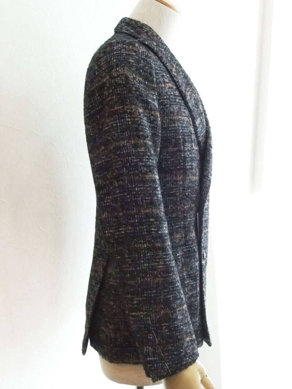 EASY DOUBLE BREASTED GLEN CHECK JACKET   32905Q-A43557/88
