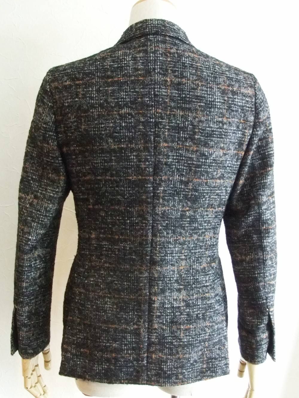 EASY DOUBLE BREASTED GLEN CHECK JACKET   32905Q-A43557/88
