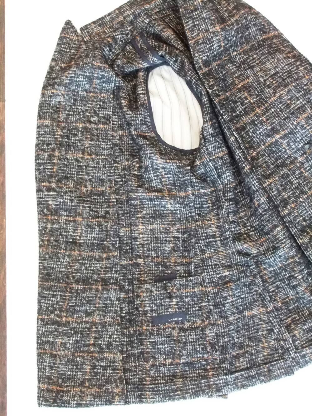 EASY DOUBLE BREASTED GLEN CHECK JACKET   32905Q-A43557/88