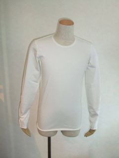 Cut Tuck Crew L/S (White) 7796 lj30