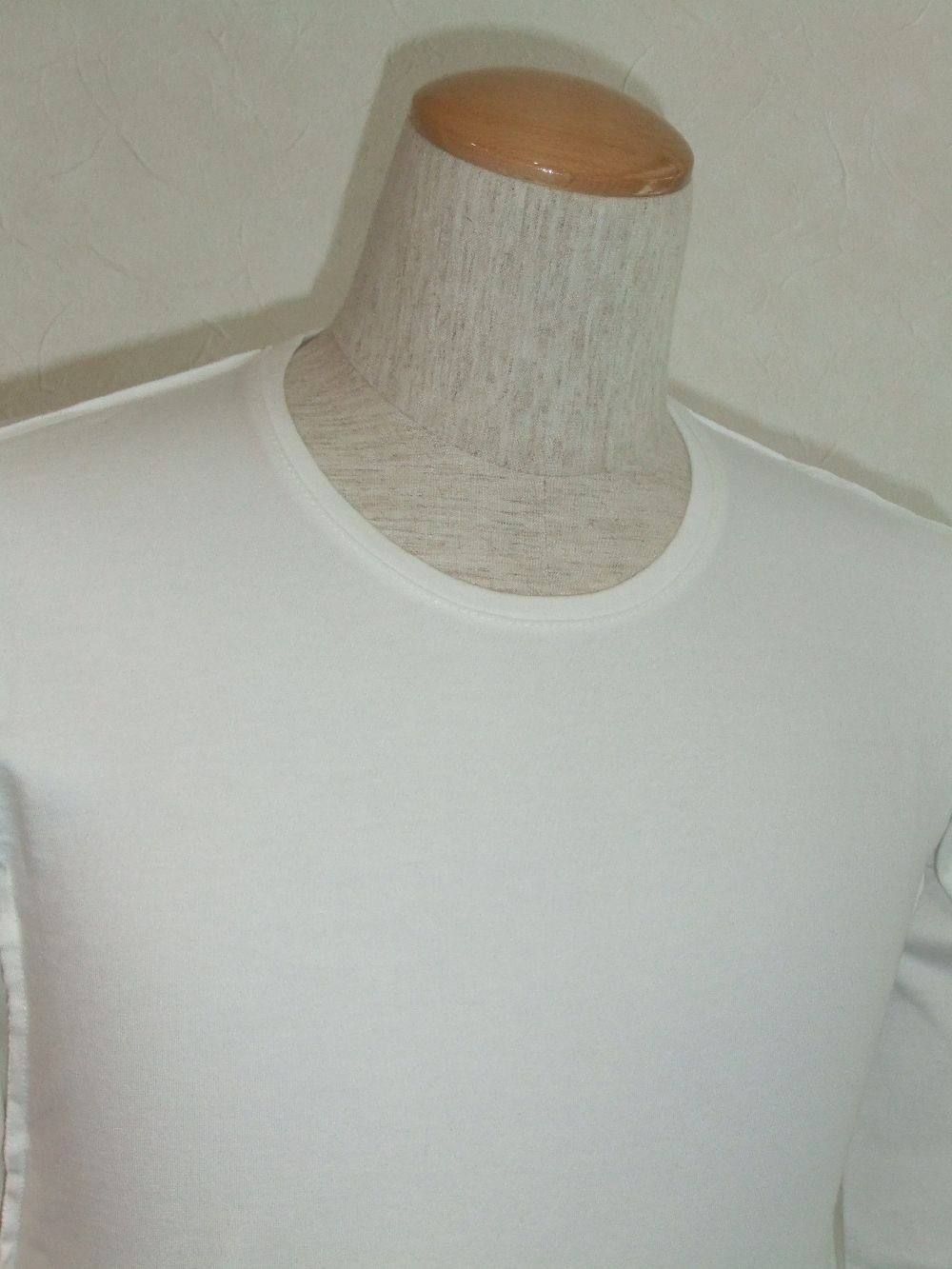 Cut Tuck Crew L/S (White) 7796 lj30