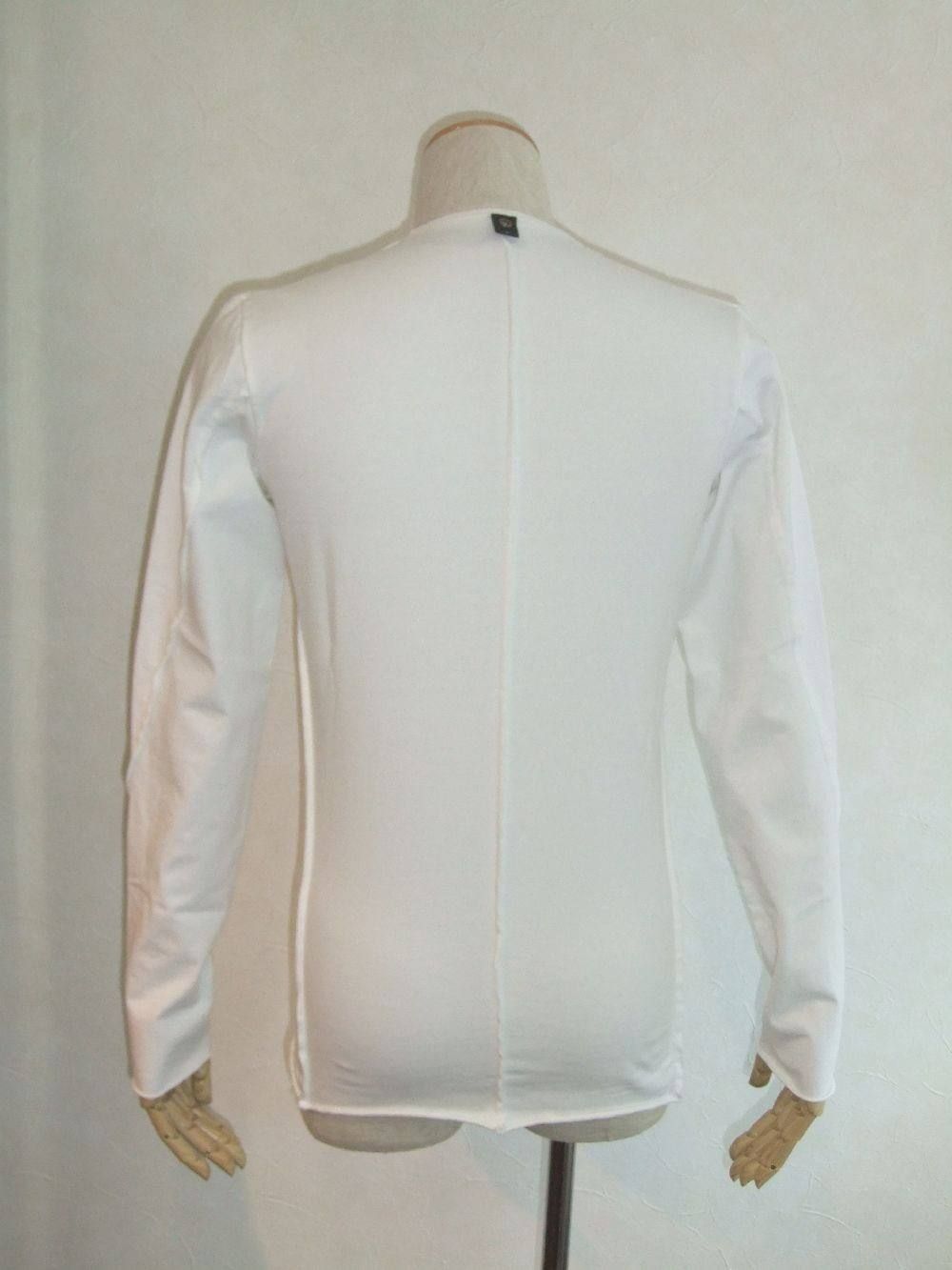 Cut Tuck Crew L/S (White) 7796 lj30