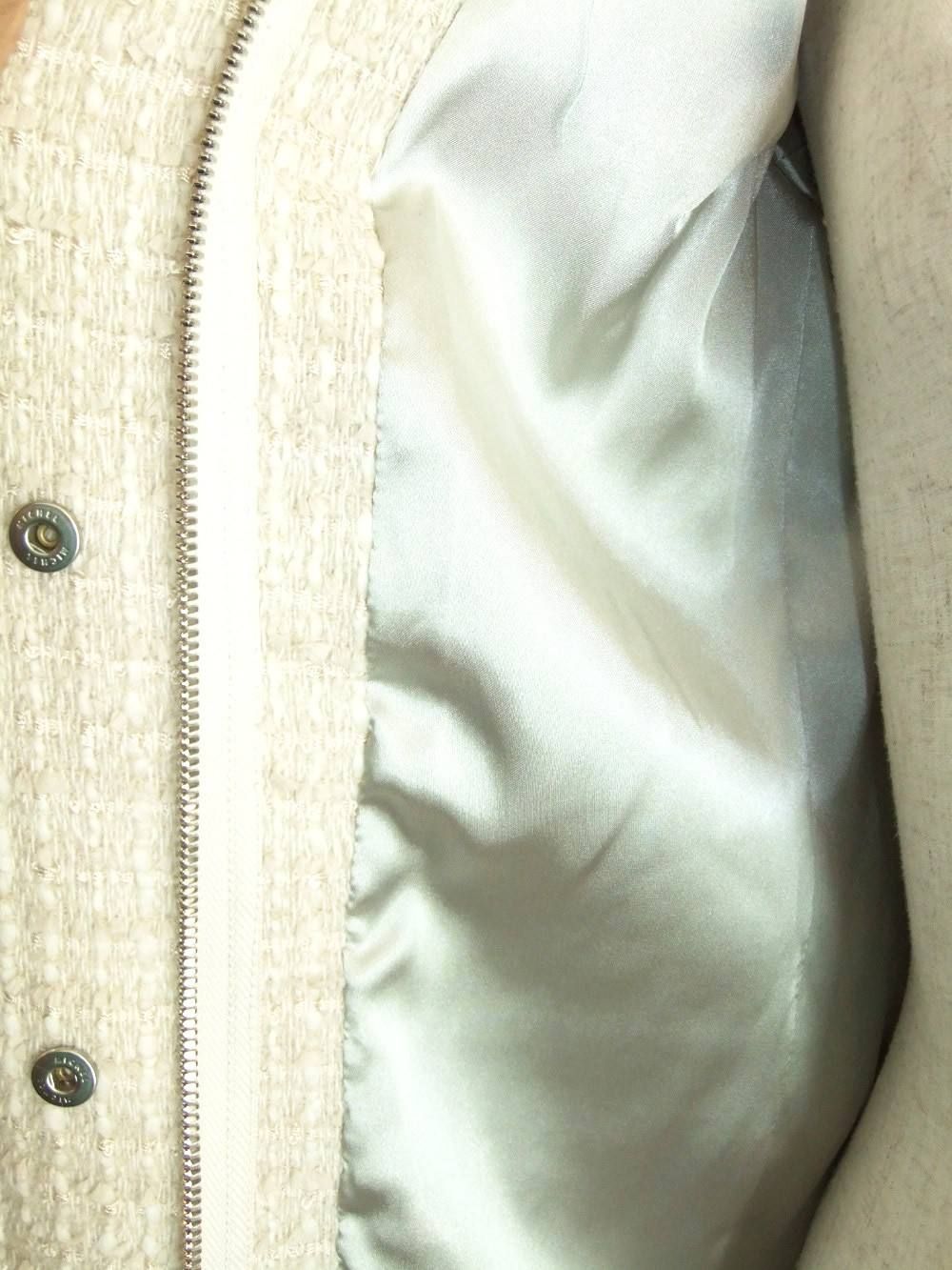 FANCY TWEED MILITARY JACKET