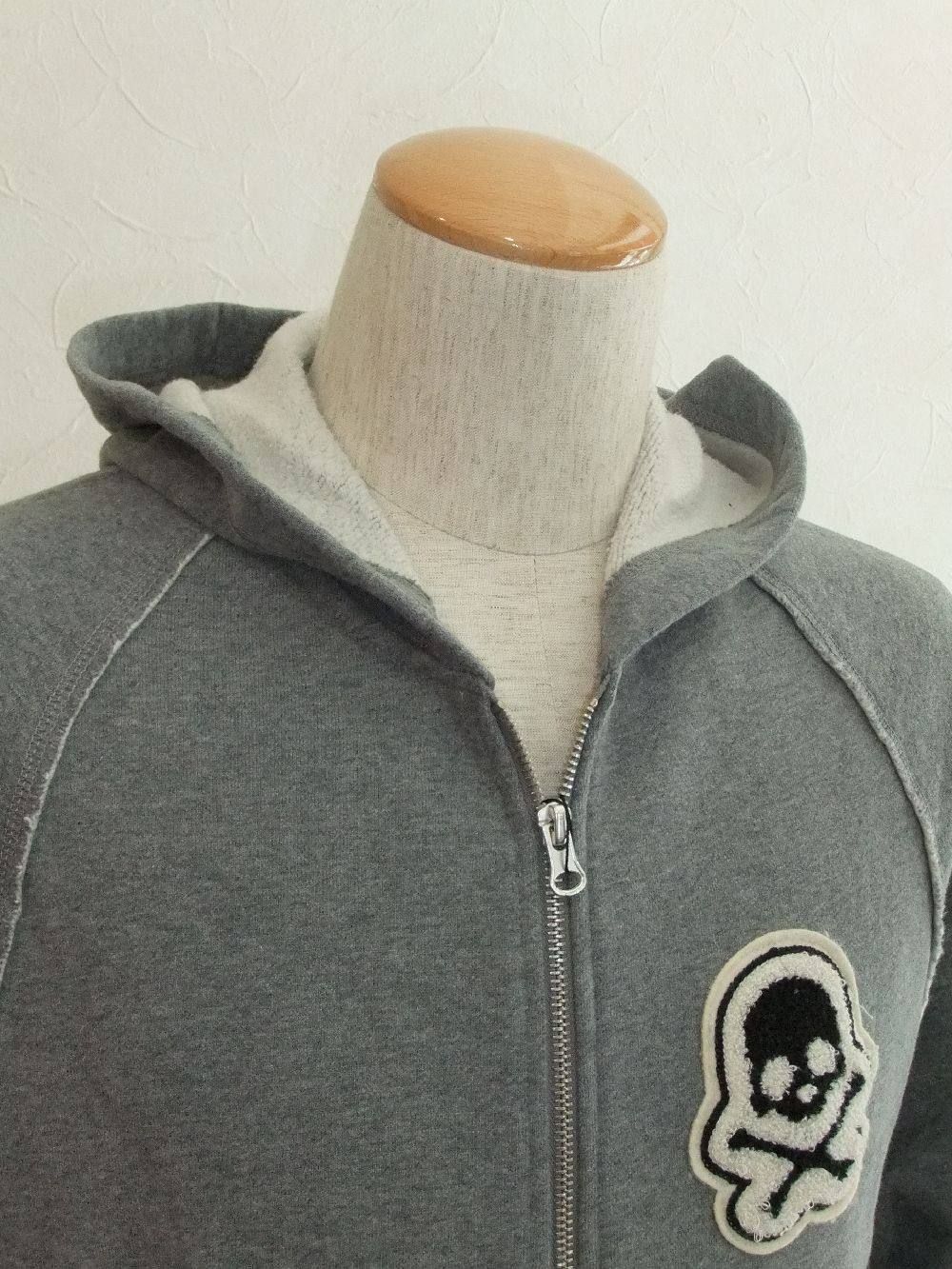 ZIPパーカー Grey
