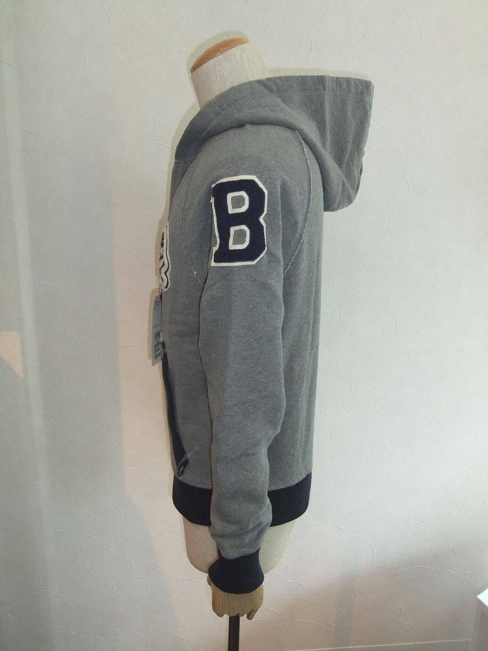 ZIPパーカー Grey