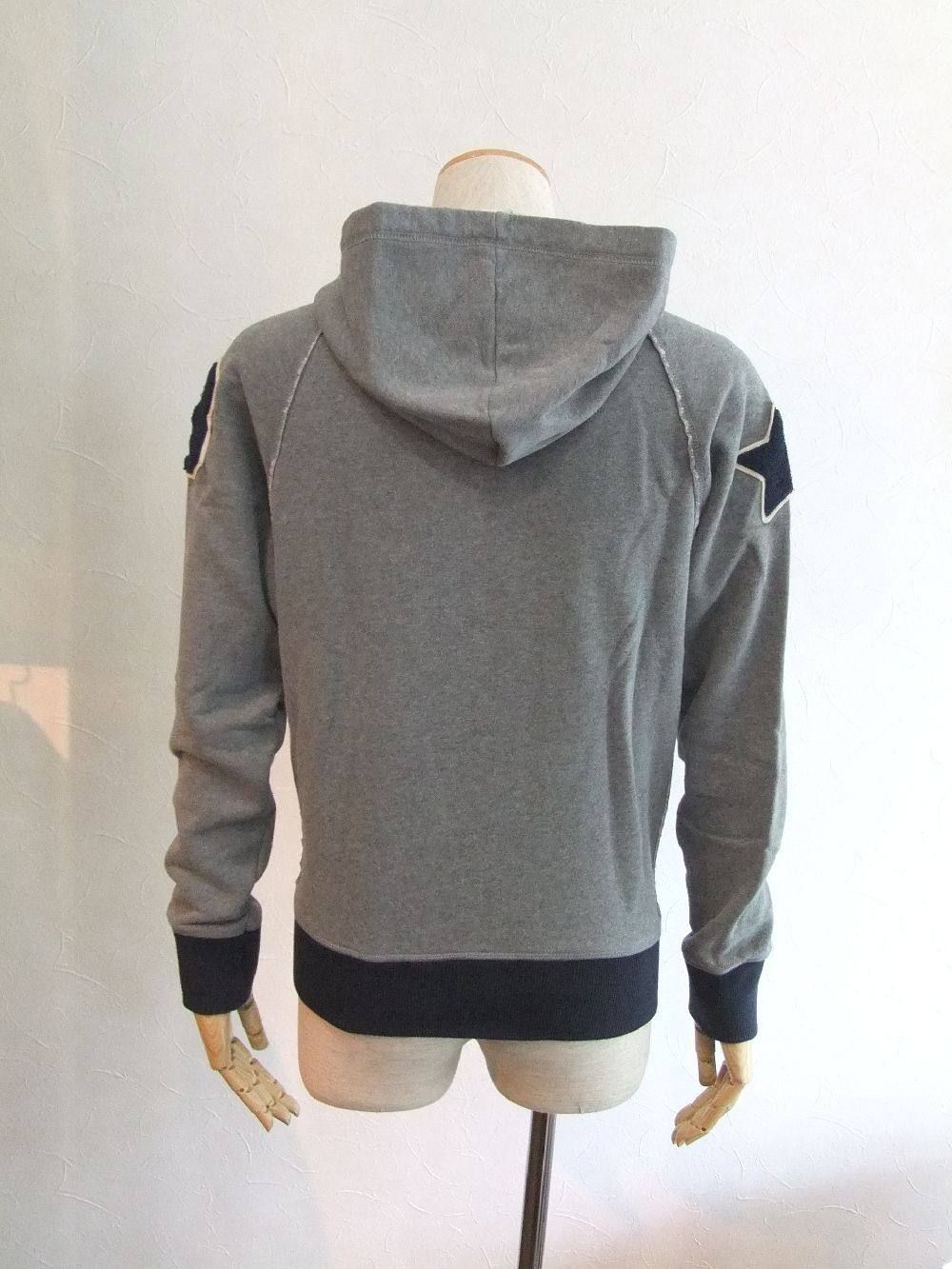 ZIPパーカー Grey
