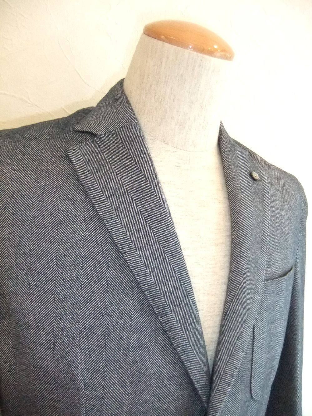 ヘリンボーン コットンジャケット(FLY JACKET)