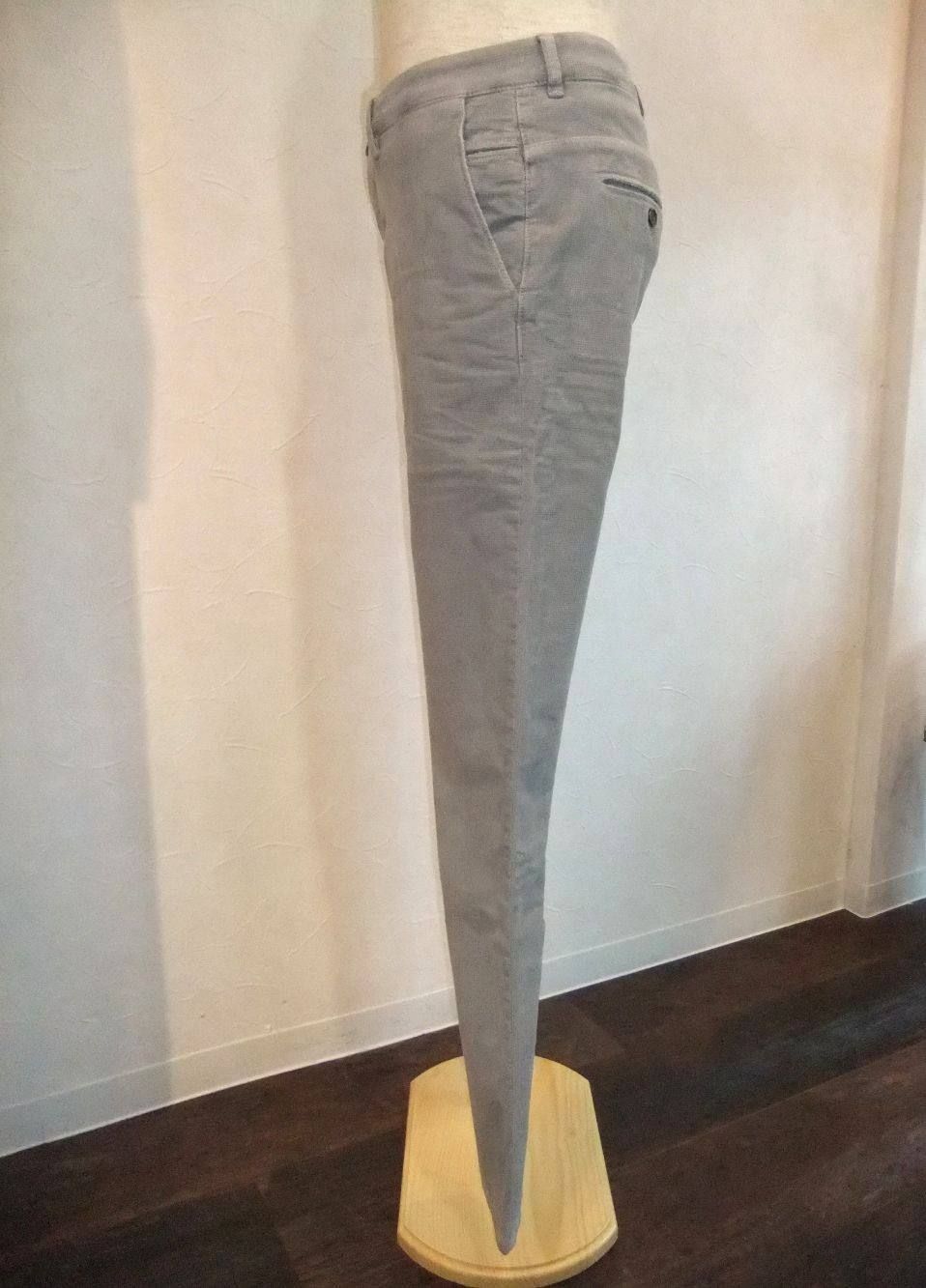 コーデュロイ ストレッチカラーパンツ