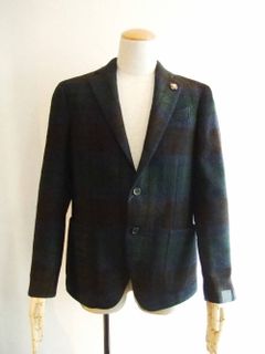3B WOOL CHECK JACKET 903Q-A45564