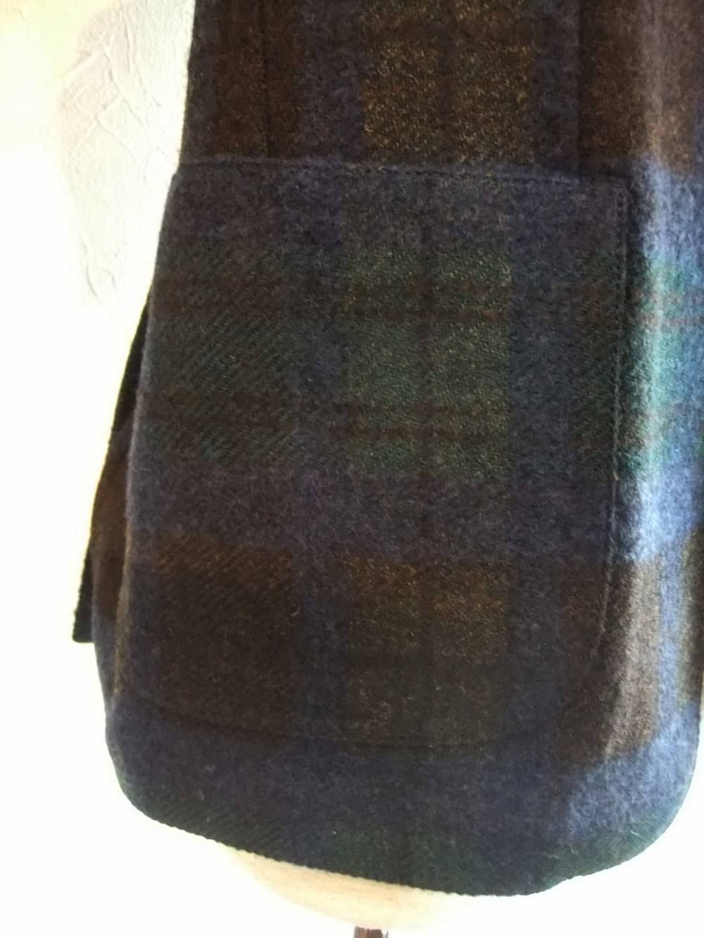 3B WOOL CHECK JACKET 903Q-A45564