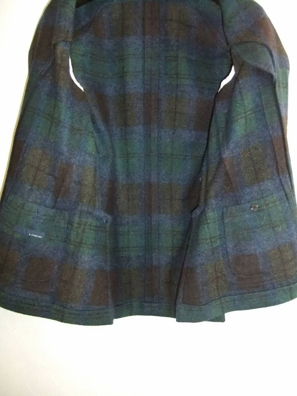 3B WOOL CHECK JACKET 903Q-A45564
